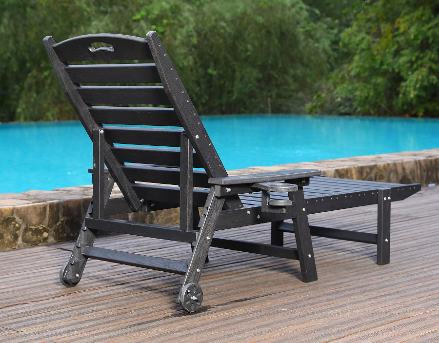 Minimalistyczny zestaw wypoczynkowy Adirondack w kolorze czystej bieli, dwupak HDPE