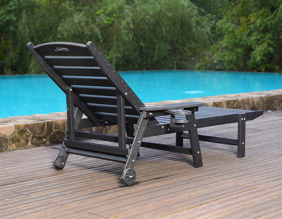 Minimalistyczny zestaw wypoczynkowy Adirondack w kolorze czystej bieli, dwupak HDPE